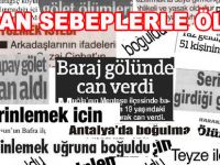 SUDAN SEBEPLERLE ÖLÜM