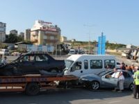 SAMSUN'DA TRAFİK KAZASI: 10 YARALI