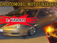 BAFRA'DA TRAFİK KAZASI 1 YARALI