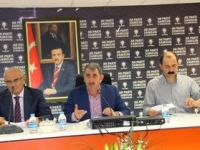 İLÇE BAŞKANLARI BİR ARAYA GELDİ