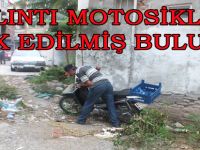 BAFRA'DA ÇALINTI MOTOSİKLET BULUNDU