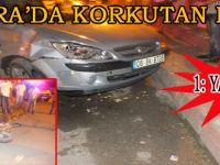 BAFRA'DA TRAFİK KAZASI 1 YARALI