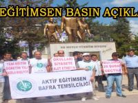 AKTİF EĞİTİMSEN BASIN AÇIKLAMASI