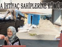İSMETPAŞA MAHALLESİNDE İHTİYAÇ SAHİPLERİNE KÖMÜR YARDIMI