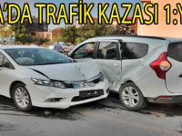 BAFRA'DA TRAFİK  KAZASI: 1: YARALI
