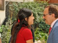 BAŞKAN ŞAHİN TURİZM FAKÜLTESİNİN ÖĞRENCİLERİYLE BİR ARAYA GELDİ