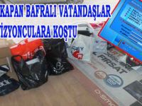 UYDUSUNU KAPAN BAFRALI VATANDAŞLAR TELEVİZYONCULARA KOŞTU