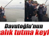 BAŞBAKANIN SAMSUN'DA BALIK TUTMA KEYFİ