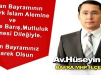 MHP İLÇE BAŞKANI AV.HÜSEYİN ACAR'IN KURBAN BAYRAMI MESAJI