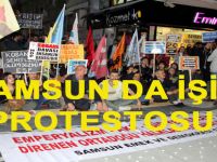 SAMSUN’DA IŞİD PROTESTOSU