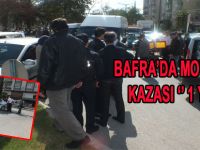 BAFRA’DA MOTOSİKLET KAZASI ‘’ 1 YARALI ‘’