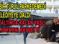 BAFRA BELEDİYESİNE ARAÇ İLE GİRDİ:1 ÖLÜ