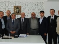 BAFRALI GAZETECİLER KAYMAKAM ARSLAN’I ZİYARET ETTİ