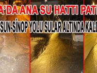BAFRA'DA ANA SU HATTI PATLADI