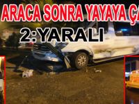 BAFRA'DA TRAFİK KAZASI 2:YARALI