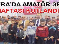 BAFRA'DA AMATÖR SPOR HAFTASI KUTLANDI