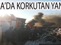 BAFRA KIZILIRMAK SANAYİ SİTESİNDE KORKUTAN YANGIN