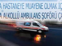 BAFRA'DA ALKOLLÜ AMBULANS ŞOFÖRÜ HASTANEYE GELEN KADINA ÇARPTI