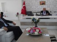 BAFDER BAŞKANI EDİS'DEN KAYMAKAM ARSLAN'A ZİYARET