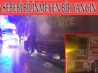 BAFRA'DA ŞÜPHELİ YANGIN