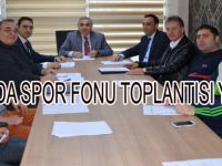 BAFRA'DA SPOR FONU TOPLANTISI YAPILDI