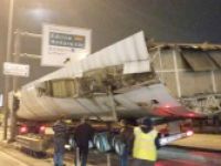 E-5'te uçak kazası