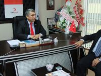 KAYMAKAM ARSLAN'DAN KIZILAY'A ZİYARET
