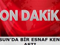 SAMSUN'DA BİR ESNAF KENDİNİ ASTI