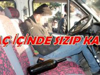 ŞİRKET ARACINI KAÇIRDI ALKOL ALIP SIZDI