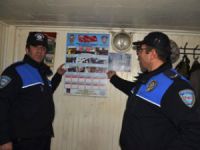 TOPLUM DESTEKLİ POLİSLERDEN ESNAFA UYARICI YILBAŞI TAKVİMİ