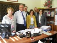 ŞİİR KULÜBÜ İLÇE MÜDÜRÜNÜ ZİYARET ETTİ