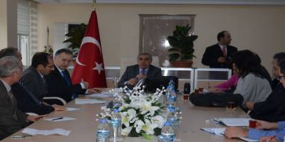 BAFRA'DA MUHTARLAR TOPLULAŞTIRMA ÇALIŞMALARI HAKKINDA BİLGİLENDİRİLDİ