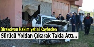 19 Mayıs ilçesinde kaza: 1 yaralı