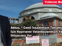 Yıldırım Beyazıt Camisi Yardımlarızı Bekliyor