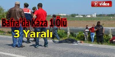 Kolay Yolu Üzerinde Kaza 1 ÖLÜ 3 YARALI