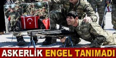 Samsun´da engelliler asker oldu