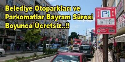 BAFRA BELEDİYESİ’NDEN ÜCRETSİZ OTOPARK VE PARKOMAT MÜJDESİ