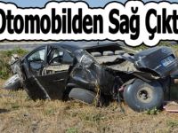 HURDAYA DÖNEN OTOMOBİLDEN SAĞ ÇIKTILAR