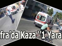 Bafra'da Otomobil Bisiklete Çarptı '' 1 Yaralı ''