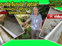 Bafra’da Patlayan Su Borusunu Teşhise Kepçe Operatörü Gönderdiler