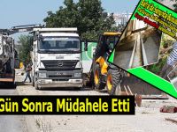 Saskiden Patlayan Boruya 18 Gün Sonra Müdahele!