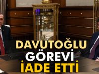 Davutoğlu:Hükümet kurma görevini iade etti.