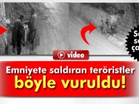 2 teröristin yaralandığı çatışma kamerada !