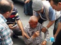 ÜST GEÇİDİ KULLANMAYAN ADAM CANINDAN OLUYORDU