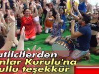 Bir yanda şehit gözyaşları,tatilcilerin keyfi yerinde