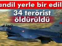 Kandil yerle bir edildi