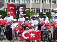 Bafra'da pedallar Zafer için çevirildi