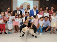 BAŞKAN ŞAHİN BAL VE BETTY’NİN ÇOCUK OYUNCULARIYLA BİR ARAYA GELDİ