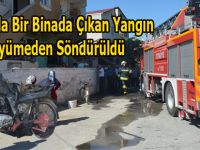 BAFRA’DA KORKUTAN YANGIN