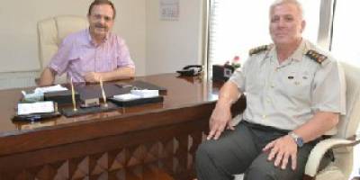 İL JANDARMA KOMUTANI'NDAN BAŞKAN ŞAHİN'E ZİYARET